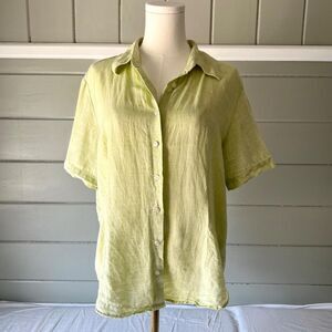 Lands-end Women's Green Shirt